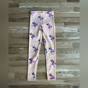 Tea Collection Pink and Blue Floral Kids Leggings